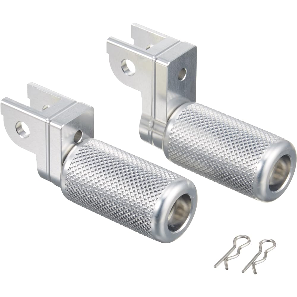 POSH Motorcycle Supplies Machined Step Type 2 Silver TW225 023073-03