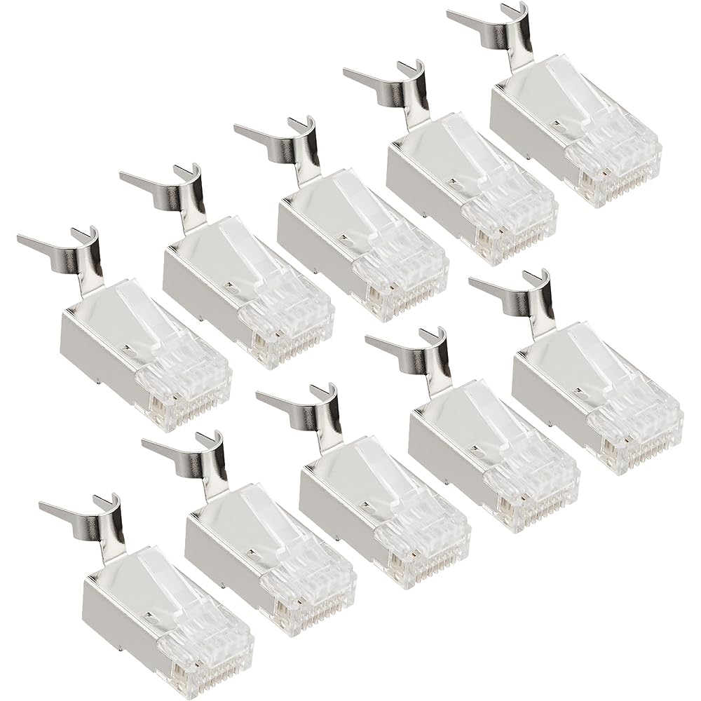 Sanwa Supply PoE Category 6RJ-45 Connector ADT-6RJPOE-10