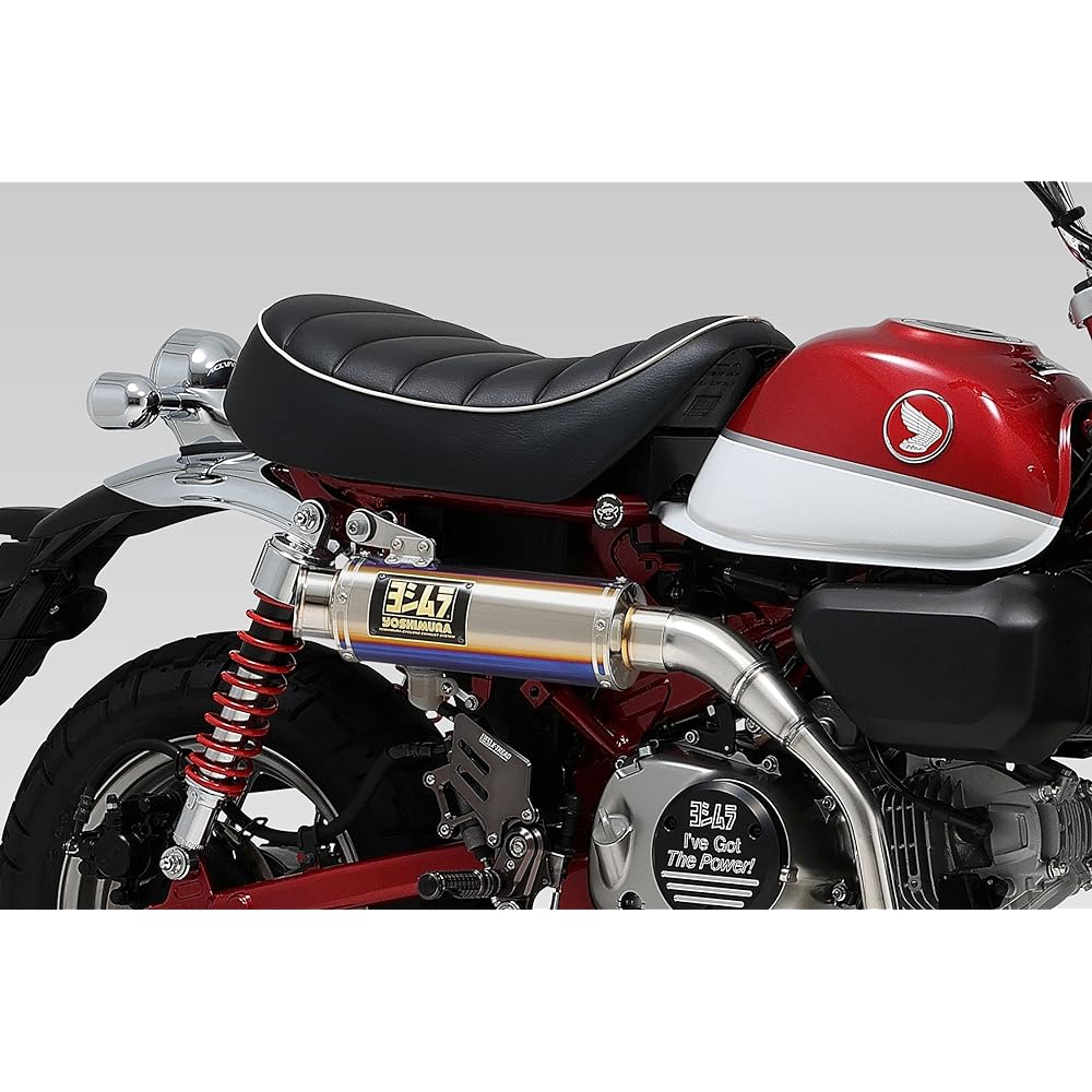 Yoshimura Full Exhaust Monkey125(18) GP-MAGNUM Cyclone TYPE-UP Government Certification Machine Bench EXPORT SPEC Titanium Blue Cover 110A-400-5Y80B