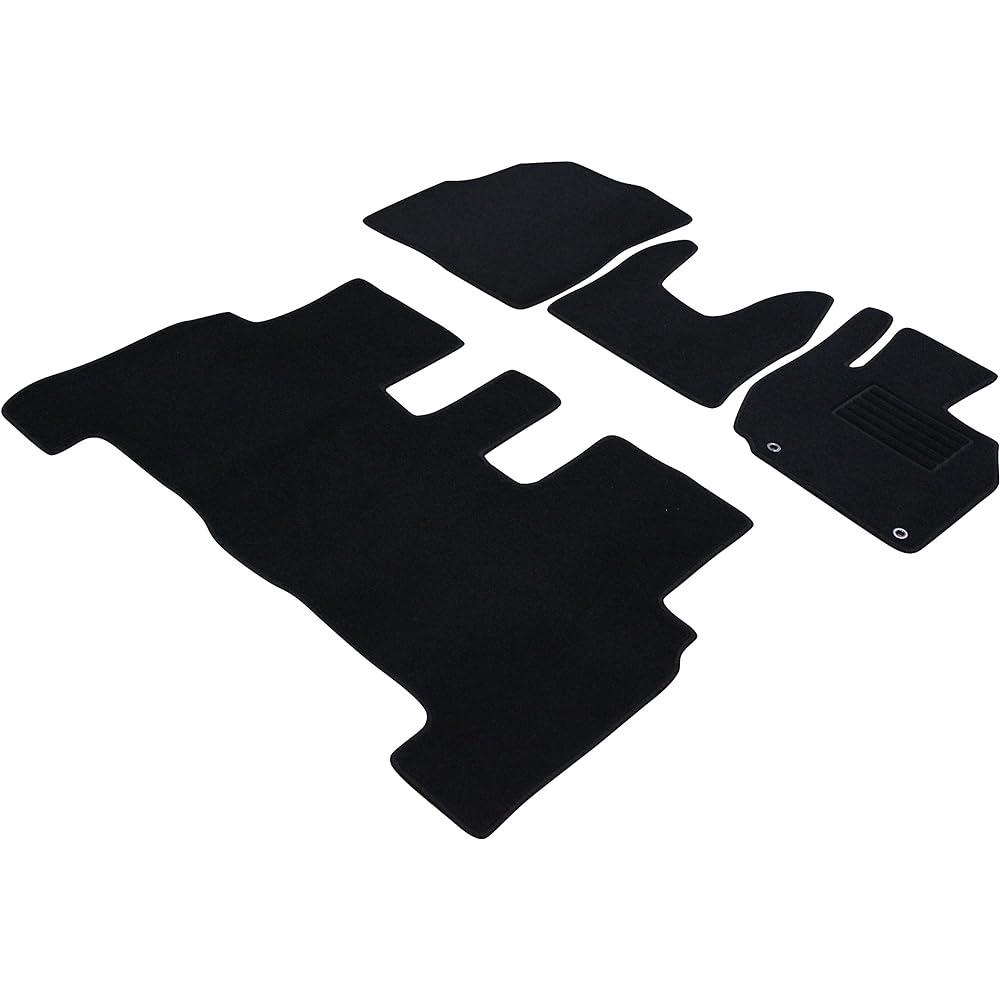 Fenice Car Mat Floor Mat Domestic Production (Nissan Dayz Lukes B21A / Mitsubishi Ek Space B11A) Black Non-Slip Shape Resistant to Slip Car Mat (Car Parts Specialty Store)