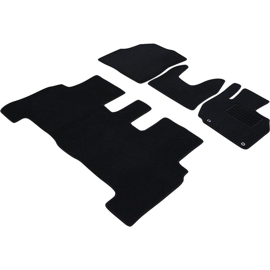 Fenice Car Mat Floor Mat Domestic Production (Nissan Dayz Lukes B21A / Mitsubishi Ek Space B11A) Black Non-Slip Shape Resistant to Slip Car Mat (Car Parts Specialty Store)