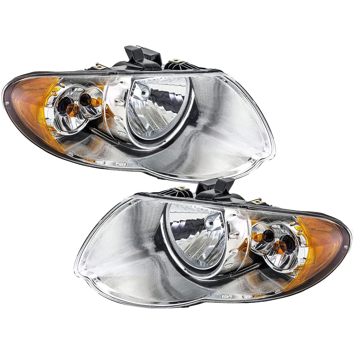 Headlight head lamp replacement parts for the driver's seat and passenger seat 119 inch wheel base 4857991AD 4857990AD