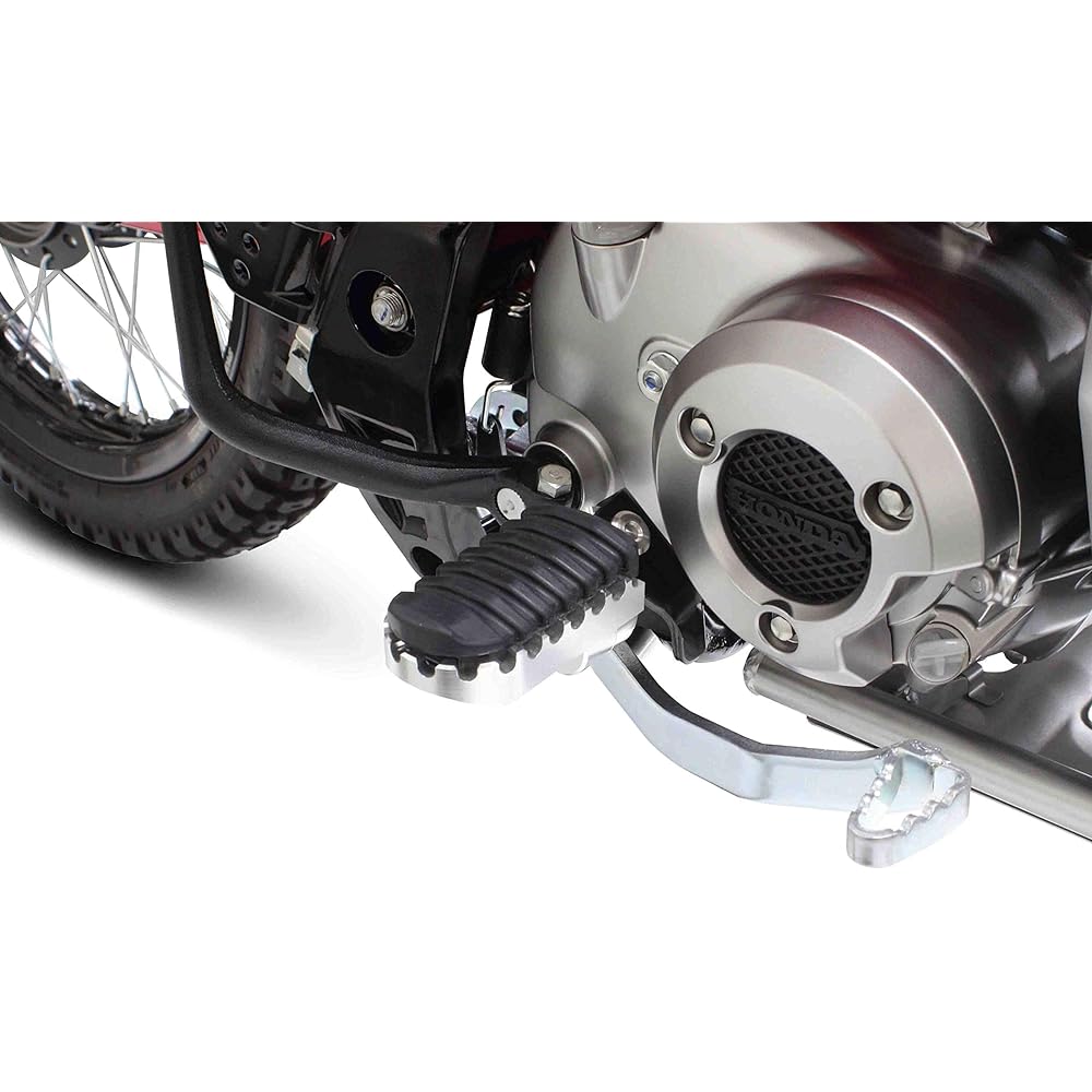 SP TAKEGAWA Billet Wide Step Kit Silver CL250(MC57)/CT125(JA55)/Rebel 250(MC49) 06-13-0088