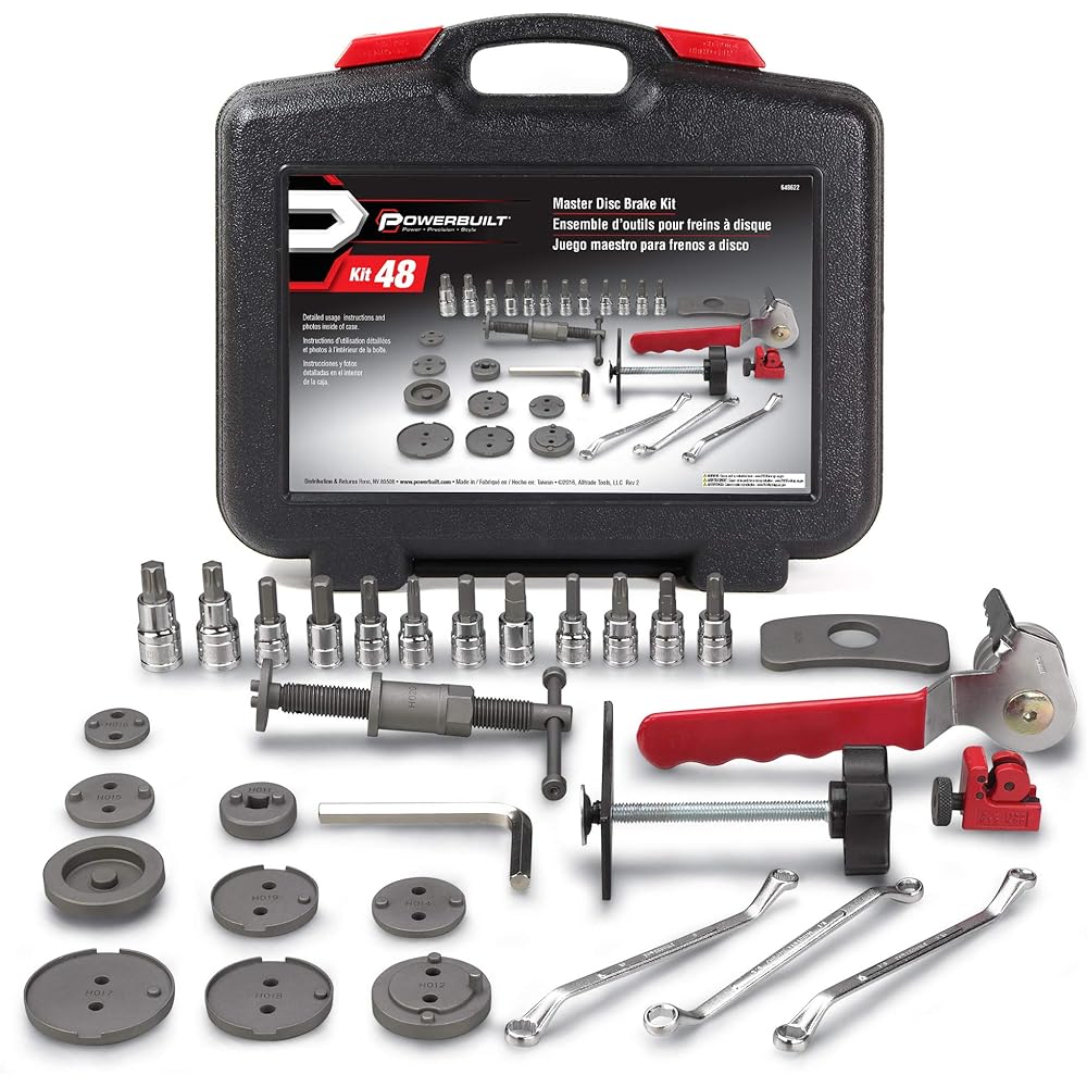 Alltrade 648622 Kit 48 Master Disk Brake Tool Set