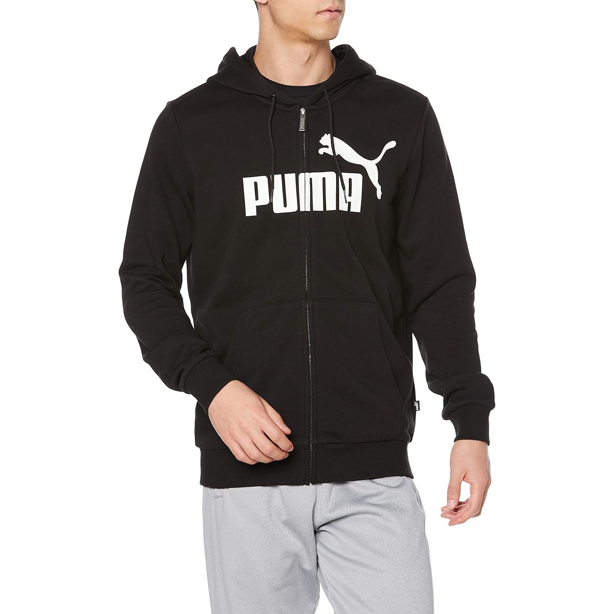[PUMA] Parka Sweatshirt Unisex ESS Big Logo Hooded Jacket