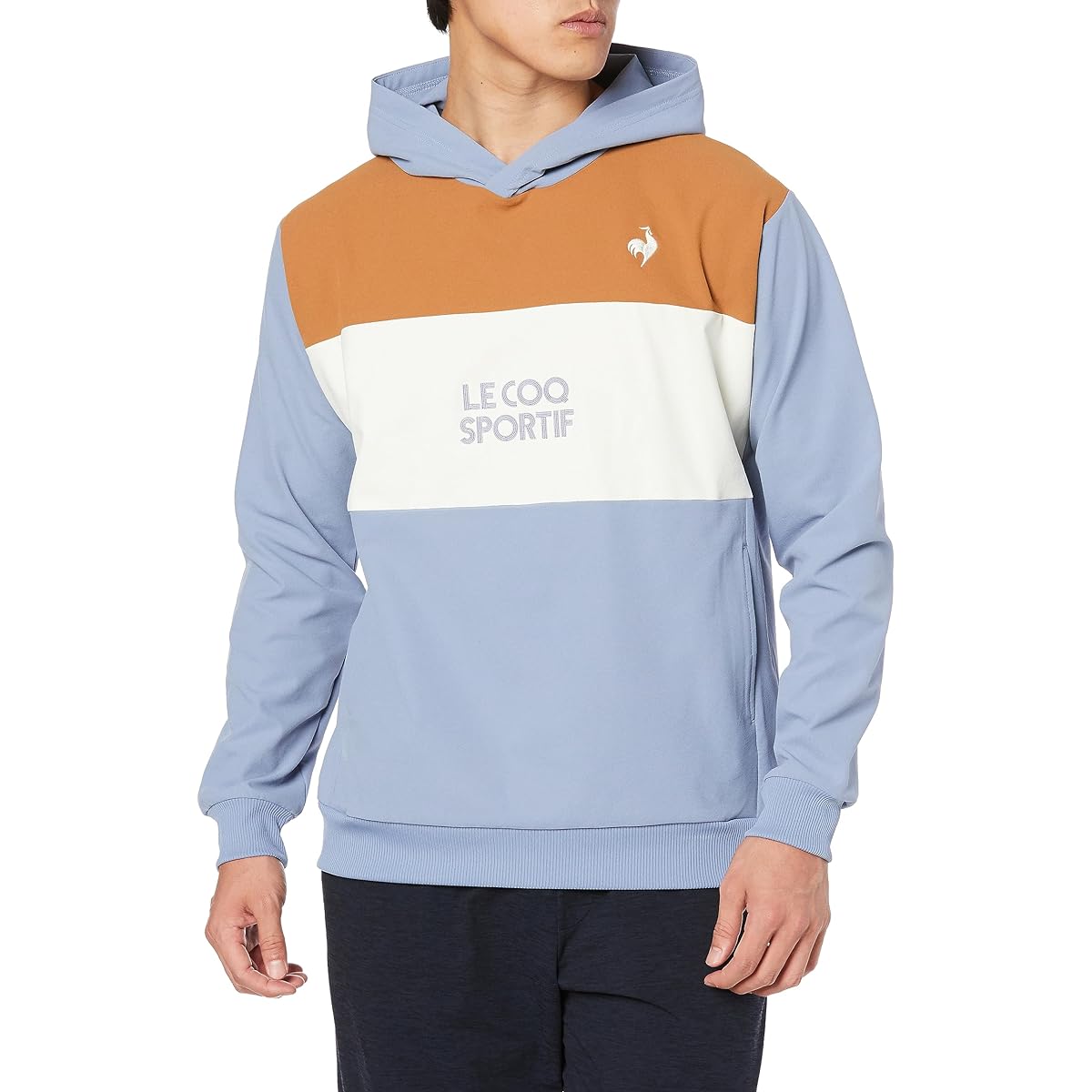 [Le Coq Sportif] LCS Plume Pullover Hoodie Sweat Absorbent Stretch Shape Stable Skin Dry Sweatshirt Parka
