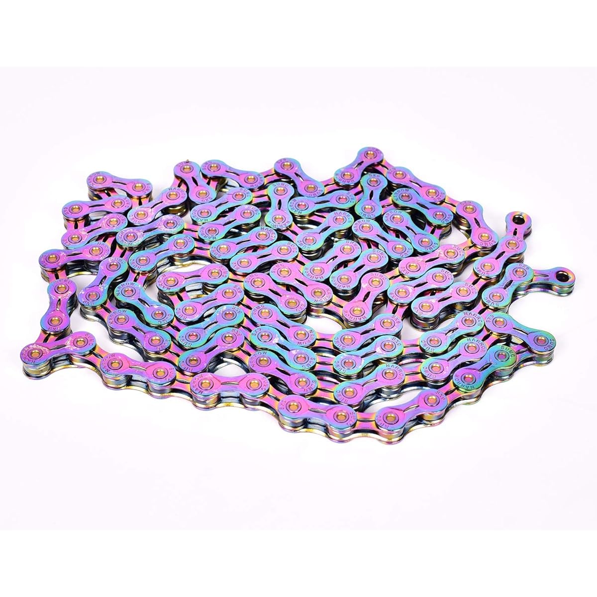 SUMC SX9EL 116 Links with Missing Link 9 Speed Chain 1/2" 11/128" Rainbow