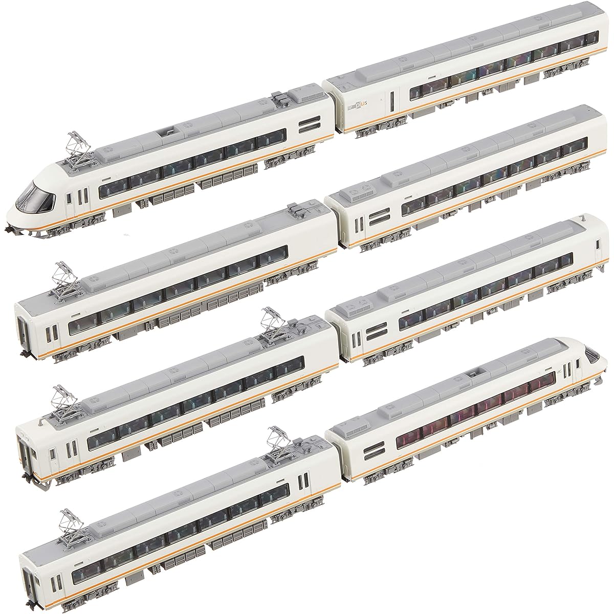 TOMIX N Gauge Limited Kinki Nippon Railway 21000 Series Urban Liner Plus Set 8 Cars 98988 Railway Model Train (Manufacturer's First Order Limited Production) White