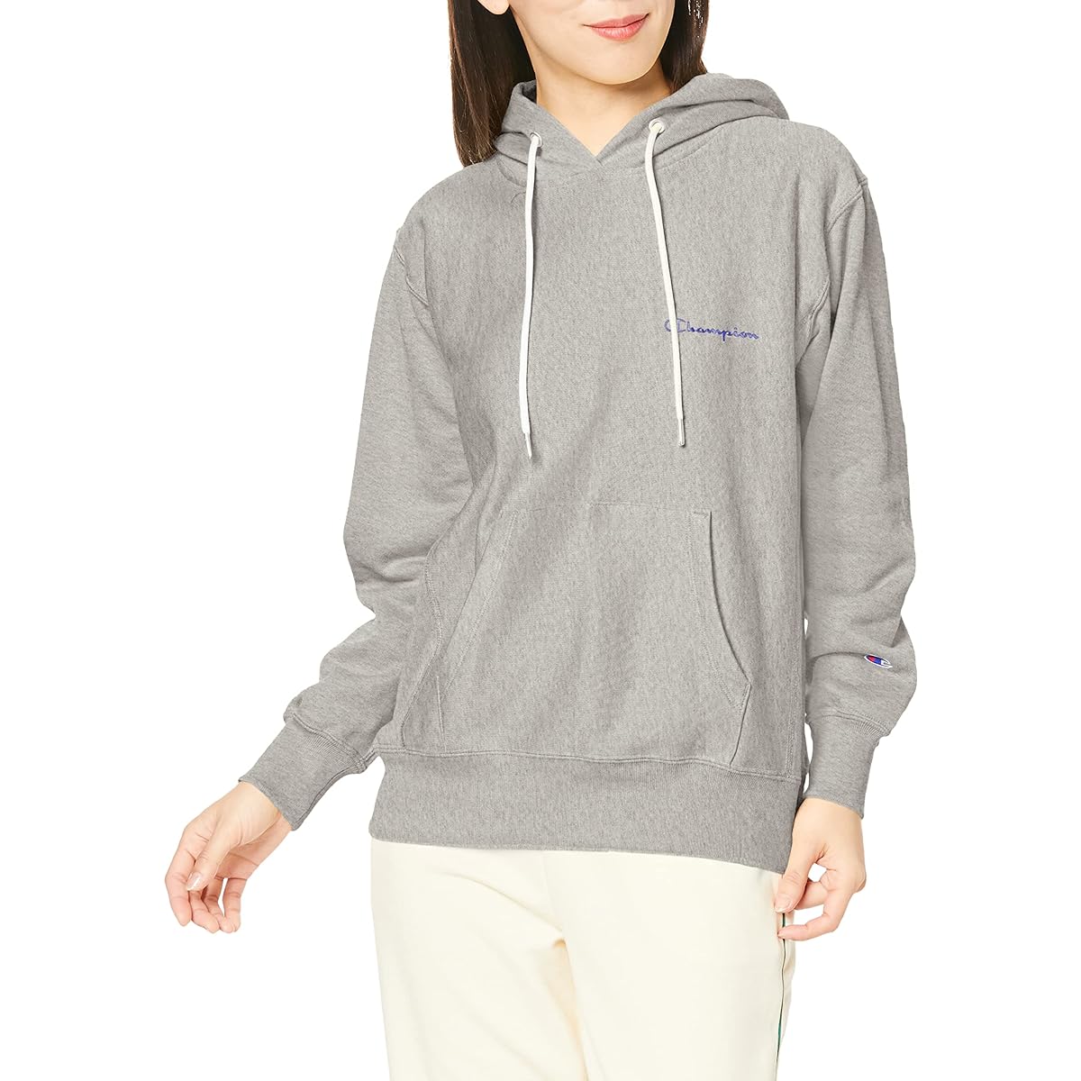 [Champion] Parka Long Sleeve 100% Cotton 10oz Script Logo Reverse Weave Hooded Sweatshirt CW-X101/CW-V101