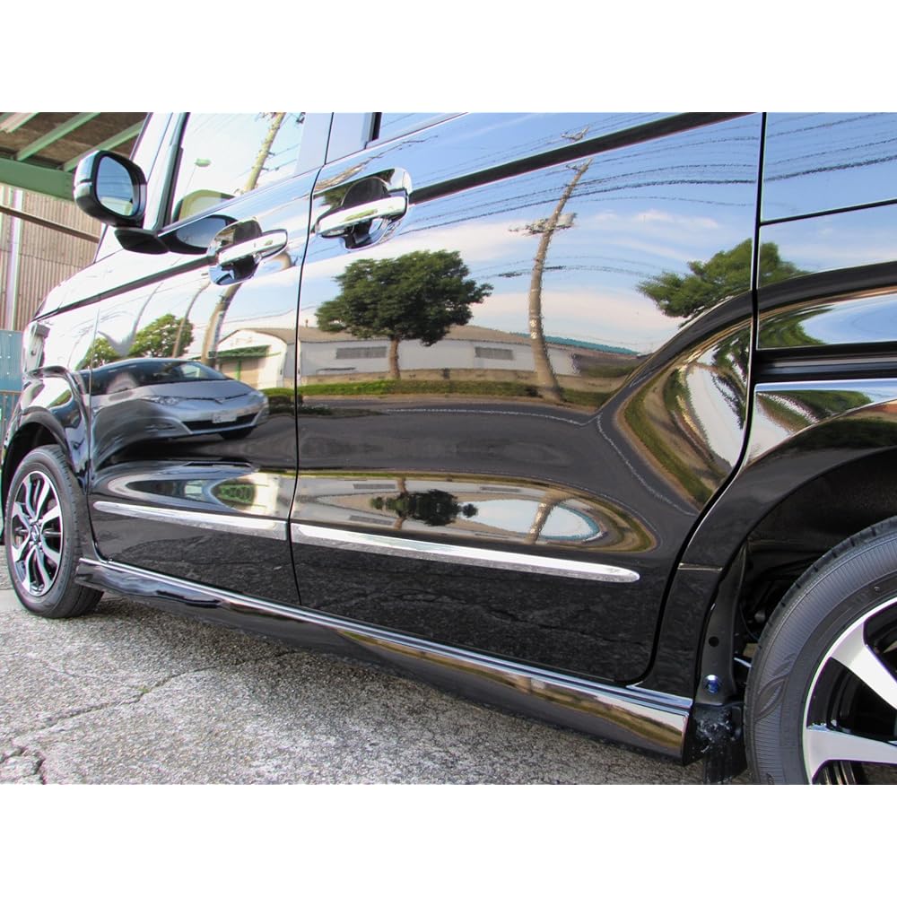 BRIGHTZ N BOX Custom JF3 JF4 Plated side door molding "75cm×2" "90cm×2" [SAI-MOL-7590] JF F3 F4 3 4 N-BOX Custom NBOX N-BOX N-BOX N-BOX NBOX CUSTOM BOX CUSTOM N-BOX CUSTOM N