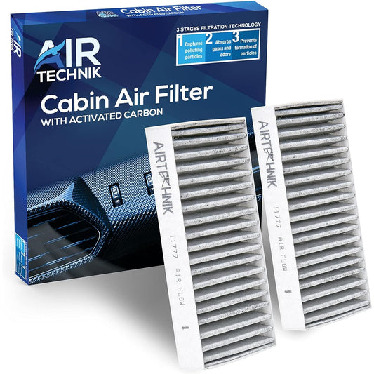 AirTechNIK CF11777 Cabin air filter with activated carbon | JEEP WRANGLER 2011-2017, WRANGLER JK 2018