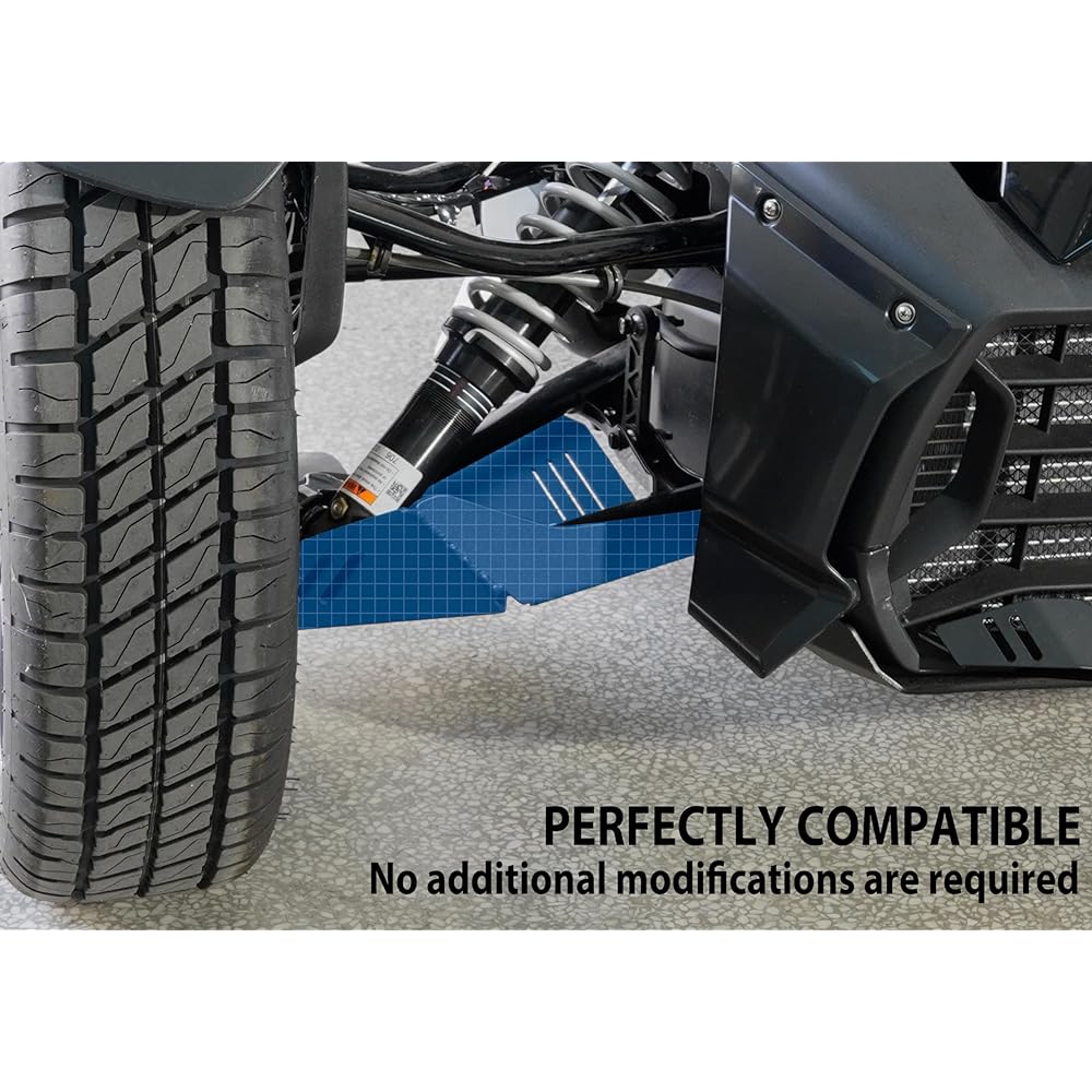 Aluminum Front Splash Guard Protector CAN-am Ryker Sautvs Black A Arm Protector CAN-am Ryker For all model accessories (2 points exchange#219400863)