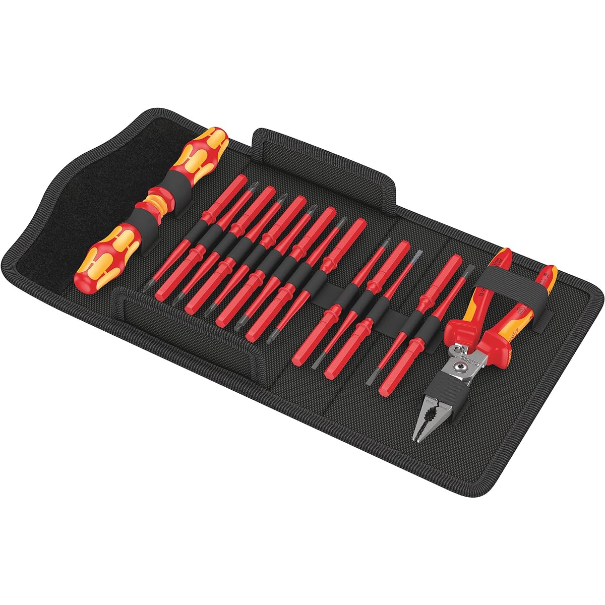 Wera 05136027001 | Kraftform Kompakt Driver Set VDE17 Extra Slim 1, 17 Pieces [Regular Japanese Import Product]