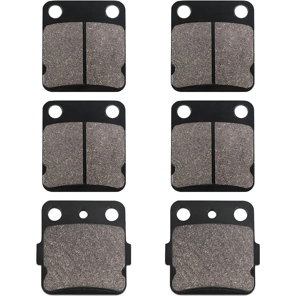 CYLETO Yamaha YFM350FX WOLVERINE 350 YFM 350FX 1995-2004 Front and rear brake pad