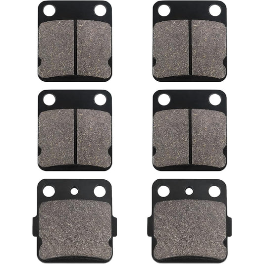 CYLETO Yamaha YFM350FX WOLVERINE 350 YFM 350FX 1995-2004 Front and rear brake pad