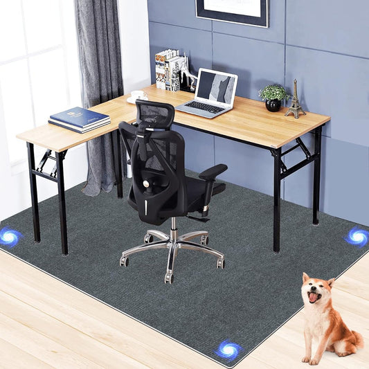 Chair Mat Extra Large 180 140cm Flooring Bolinker Chair Mat Desk Mat Flooring Gaming Floor Mat Floor Protection Mat Chair Scratch Prevention Dent Prevention Non-slip Floor Scratch Prevention Anti-Slip Washable Floor Scratch Prevention (Brown)