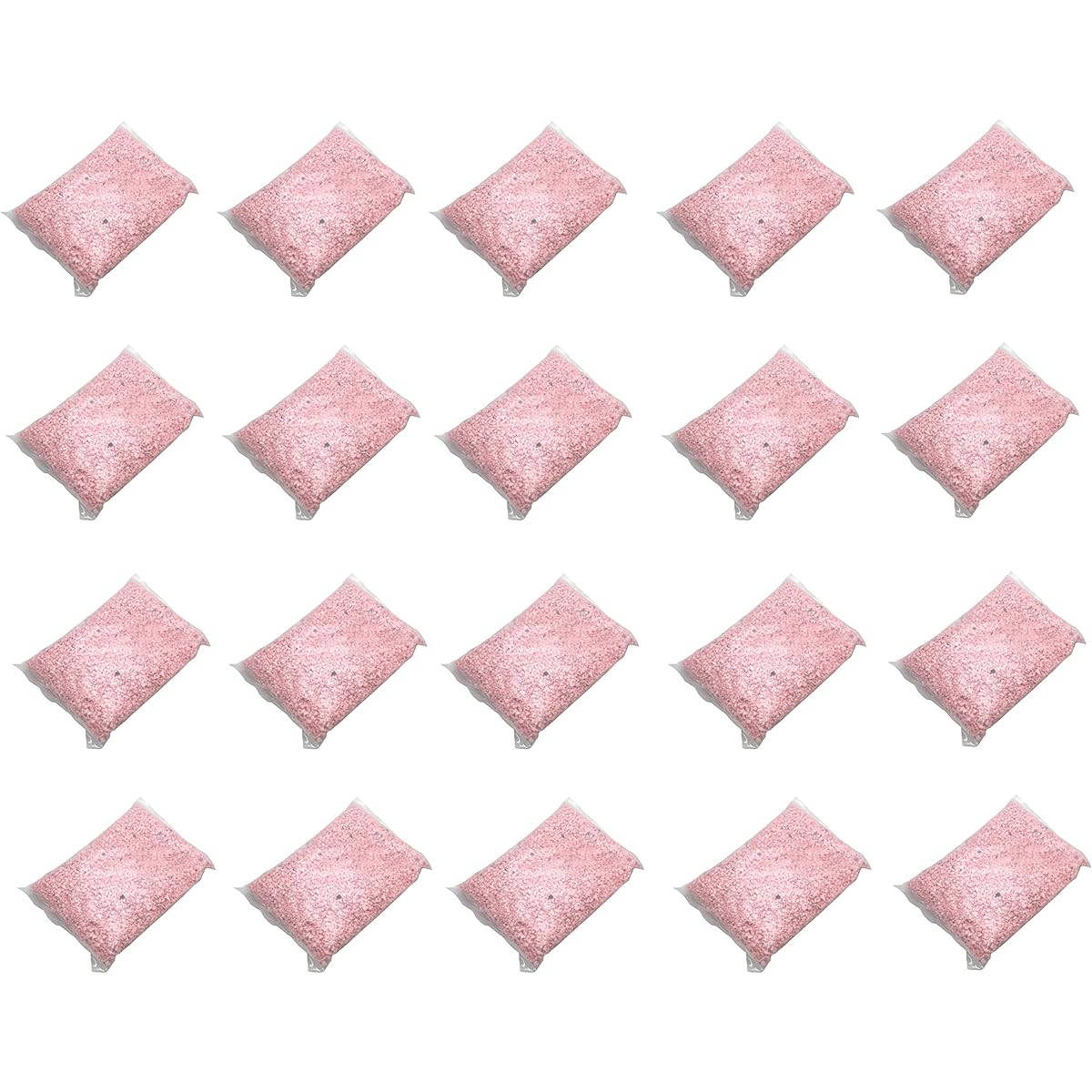 New [Commercial use set] Large color sand pastel pink 20kg (1kg x 20 bags) for ornamental plants, DIY, sand doors