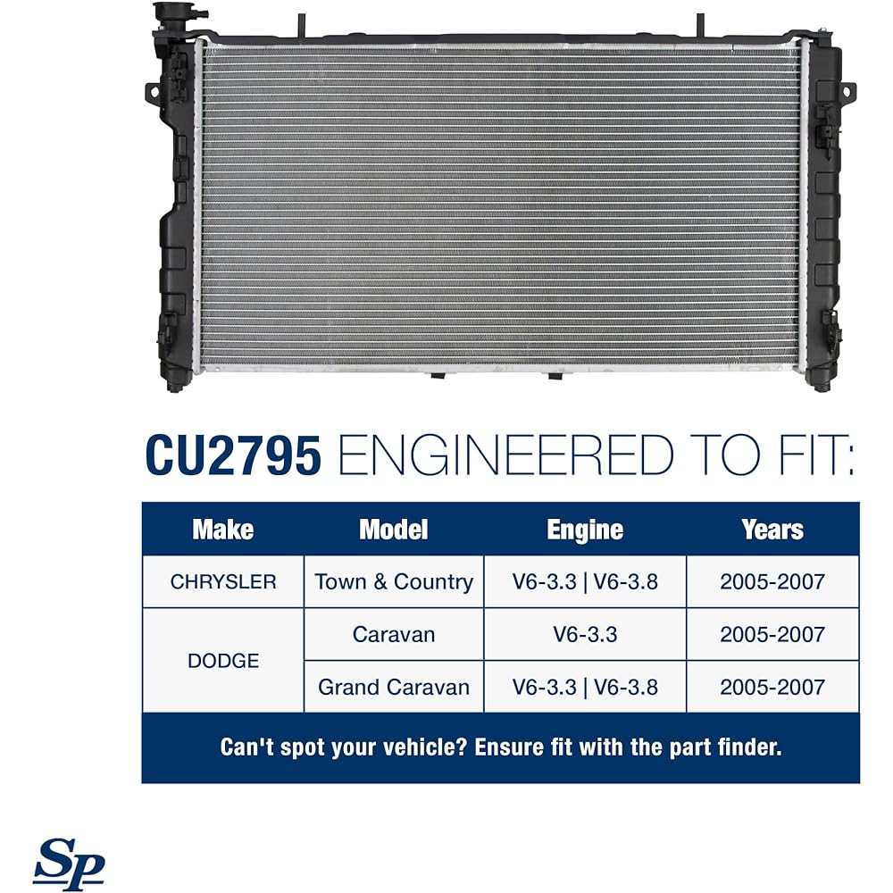 Spectra Premium CU2795 Complete Radiator