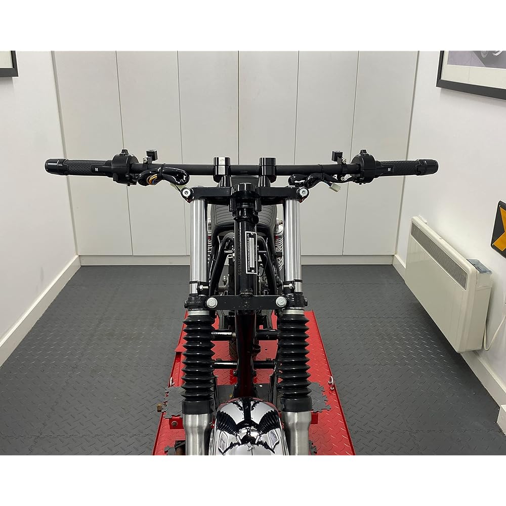 Hand grip for motorcycle & bar end 7/8 inch bar black aluminum aluminum