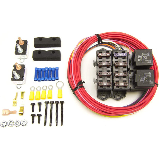 Painless Performance 70117 CIRKIT BOSS assisted fuse block ignition-7 hot circuits