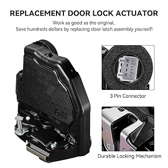 SYERAL Door Latch Rock Accherator Lead Lear left 69060-33120 Replacement Toyota 4RUNNER Camri Corolla Highlander Prius RAV4 Lexus ES300H ES350 GX460 GS200T