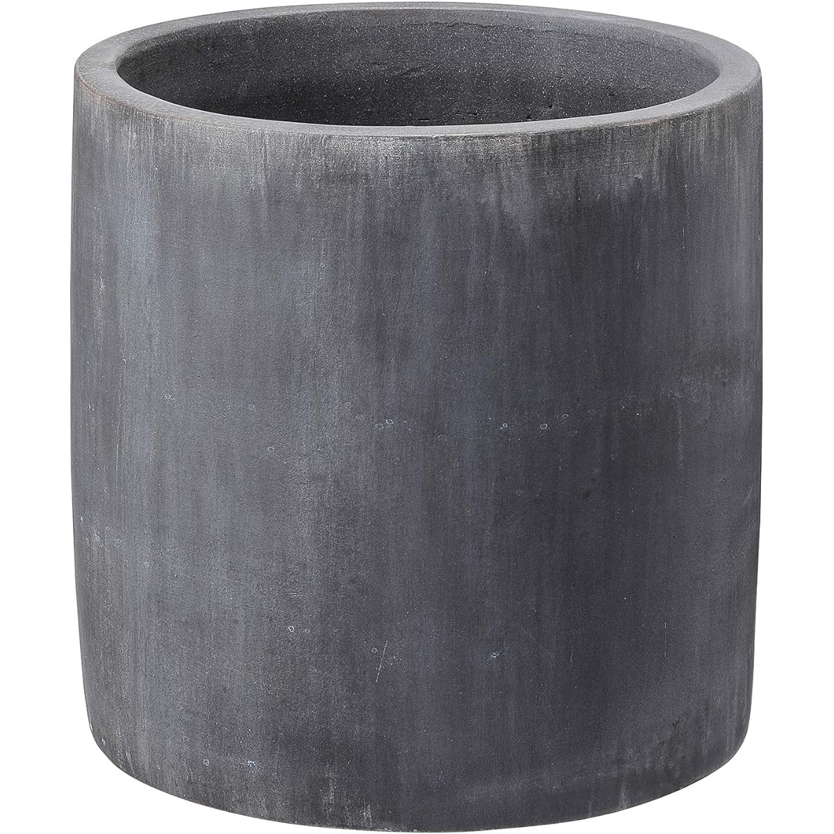 Green Pot Planter Rainy Cylinder EB-RC3535DG 35cm Dark Gray
