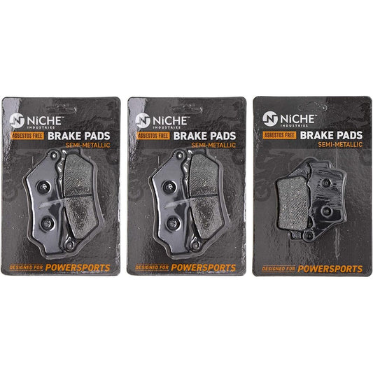 NICHE Brake Pad Set BMW F700GS F800GS Ducati Sport 1000 KTM 34217722884 34117705216 Front Rear Semi Metallic