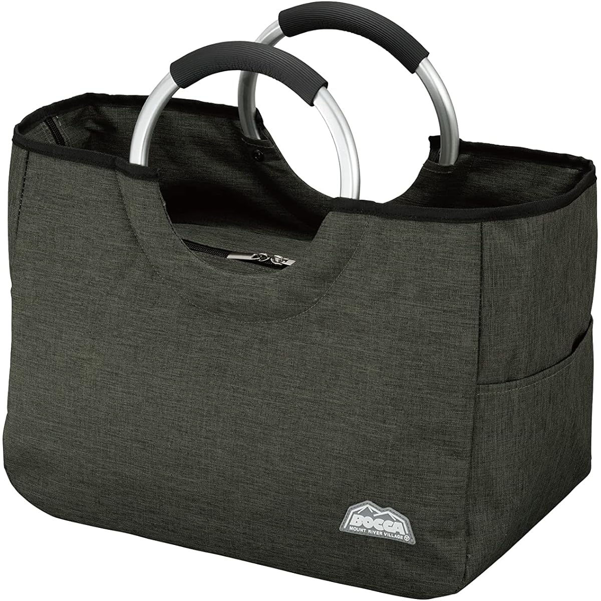 CB Japan Insulated Bag, Khaki, Capacity 17L, Lightweight, Aluminum Handle, Insulated Tote Bag BOCCA