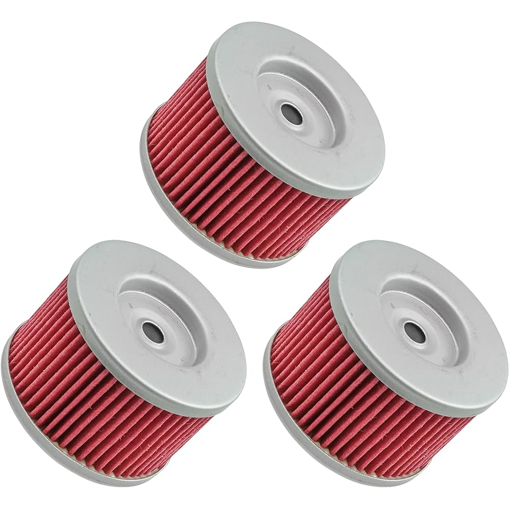 Caltric Oil Filter 3 Pack Honda XR400R XR-400R XR440 1996-2004