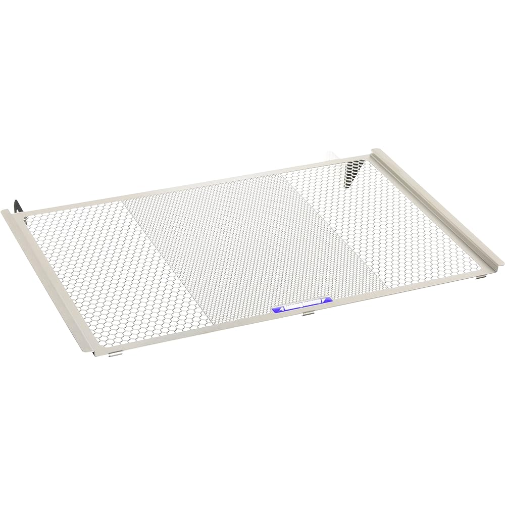 ETCHING FACTORY Core Guard Radiator Core Guard Emblem: Blue Stainless Silver GSR750/GSX-S750 17- RGS-GSR750-00