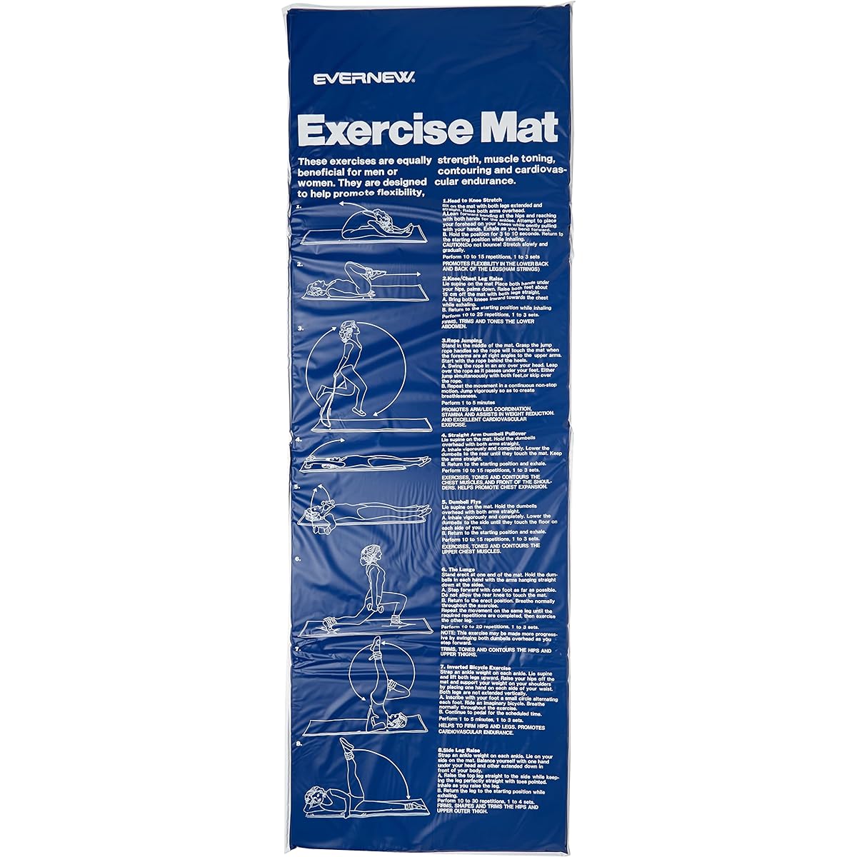 EVERNEW Exercise Mat 1 ETB222 Blue