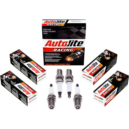 Autolite AR3933 High Performance Racing Non-Resistor Spark Plug, 4 Pack