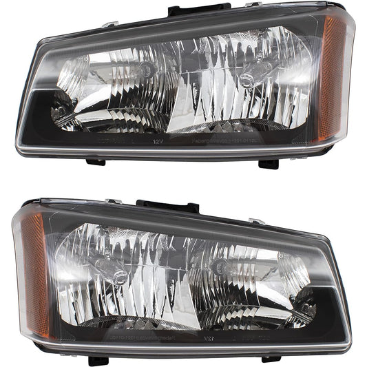 2003-2004 (03 04) Chevrolet Silvarard Headlight Assembly -1 set (driver's seat side and passenger side) --Dot certified Chevrolet headlights