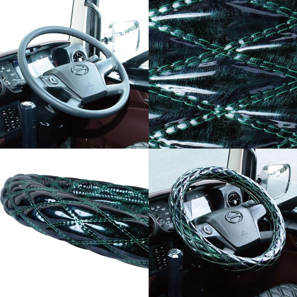 JET INOUE Fuji Double Stitch Handle Cover LMB Maverick Green 586646