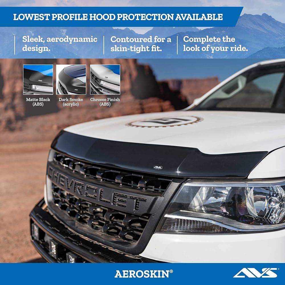 AUTO VENTSHADE 320046 AEROSKIN Flash Mount Dark Smoked Food Protector 2013-2016 For Buick Ancall