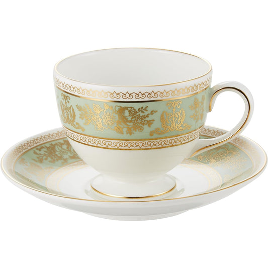 Wedgwood Columbia Sage Green Tea Cup & Saucer Lee [Parallel Import]