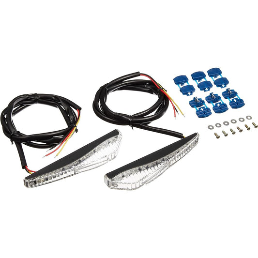 ai-NET LED turn signal with position clear [61028] Left and right set 6 months warranty [Aebs] LED turn signal for license holder repair 61028