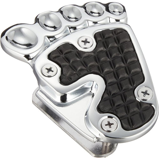 Kijima Motorcycle Bike Parts Brake Pedal Cover Foot Shape Deluxe Chrome Plated Monkey/JAZZ Aluminum HONDA 213-142