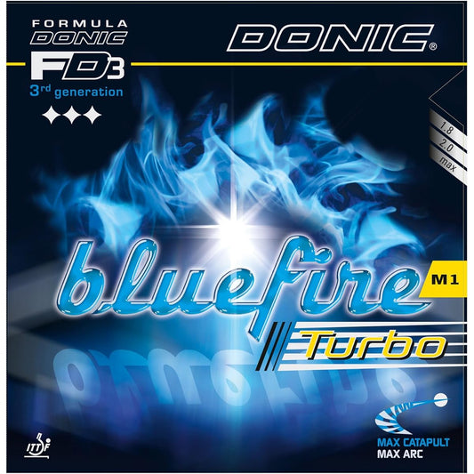 DONIC DONIC Table Tennis Rubber Blue Fire M1 Turbo