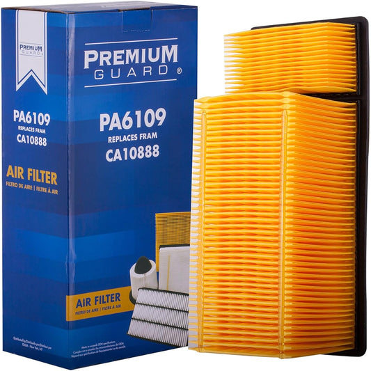 PG Engine Air Filter PA6109 | 2016-11 Ford F-350 Super Duty 2016-11 F-250 Super Duty 2016-11 F-550 Super Duty 2016-11 F-450 Super Duty 2016-16 F650 23-16 F750, 2022- 22 Coachmen Ancall