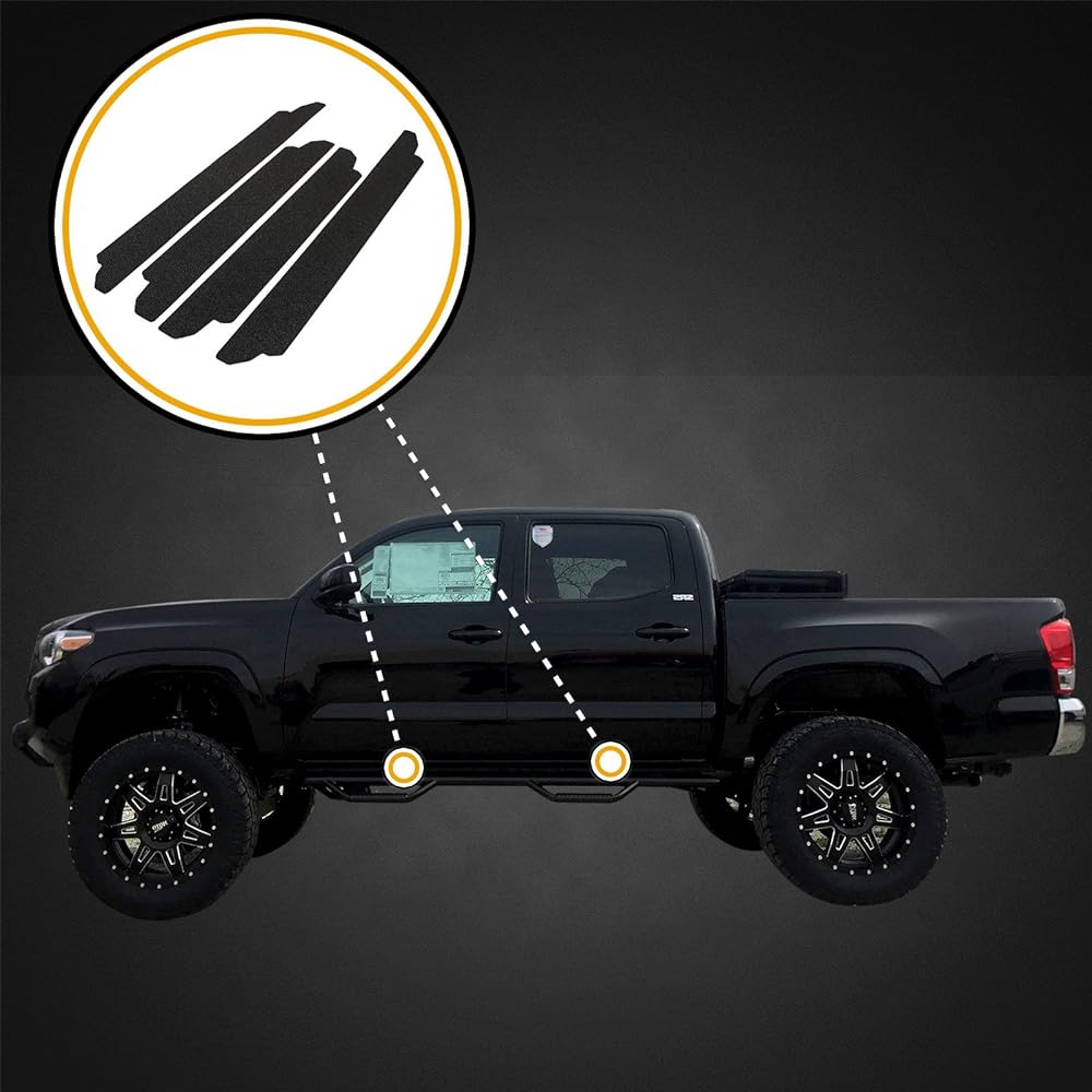 Custom Fit 2016 - 2018 TOYOTA TACOMA DOUBLE CAB 4PC Kit Douent Ligard Scratch Shield Paint Protection