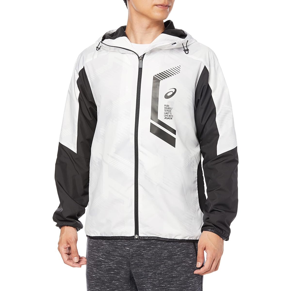 [ASICS] Training Wear LIMO Lining Tricot Graphic Breaker Hoodie 2031D588 Men's