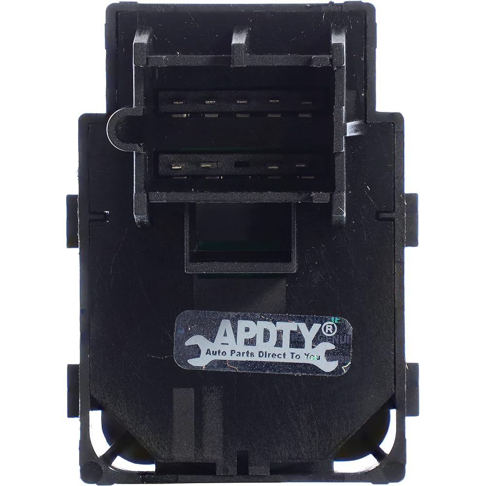APDTY 012235 Power Mirror adjustment switch FITS 2000 - 2002 CHEVY AVALANCHE Suburban Tahoe GMC Denari Ukon 2002 CADILLAC ESCALADE Front left Replaces 19259975, 15045085)
