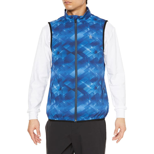 [Munsingwear] Outer Vest, Water Repellent, Gradient Print, Golf Cover, MGMVJK50 Men's