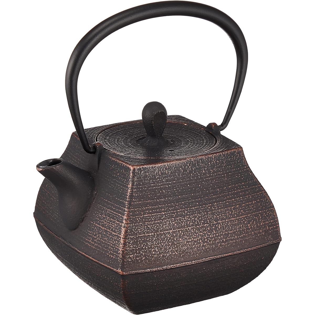 Nambu Ironware Teapot: Ichichudo Teapot Sekitei 0.7L Copper Black W15.5xD12.5xH17.5(cm)