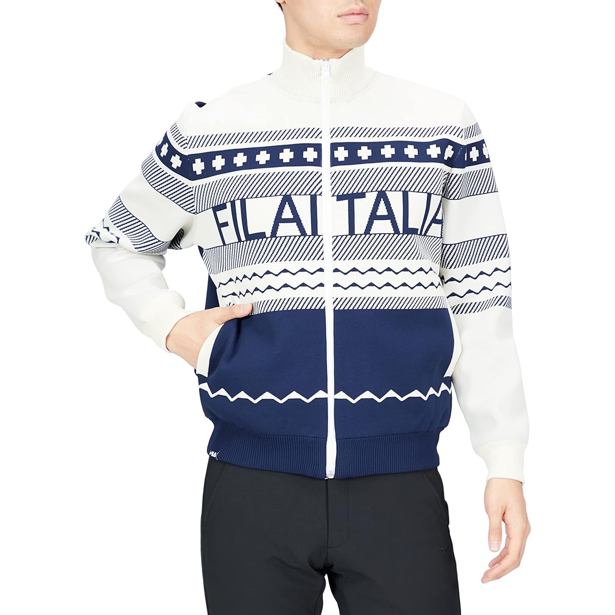 [Fila] Men's Blouson Heat Storage Knit Blouson 782701