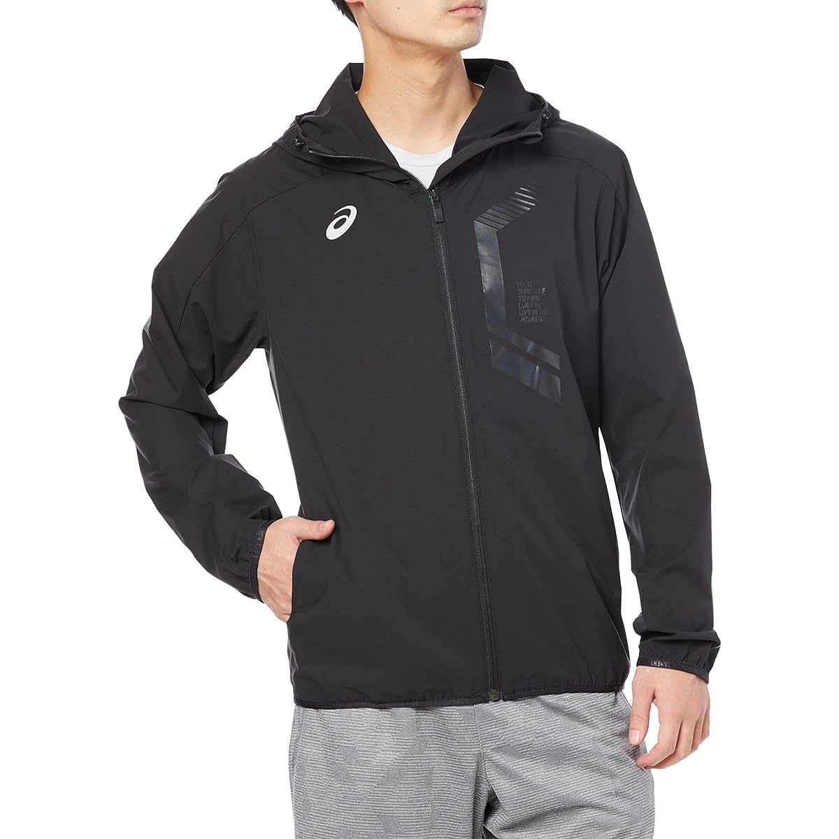 [ASICS] Training Wear LIMO Stretch Woven Hoodie 2031D586 Men's