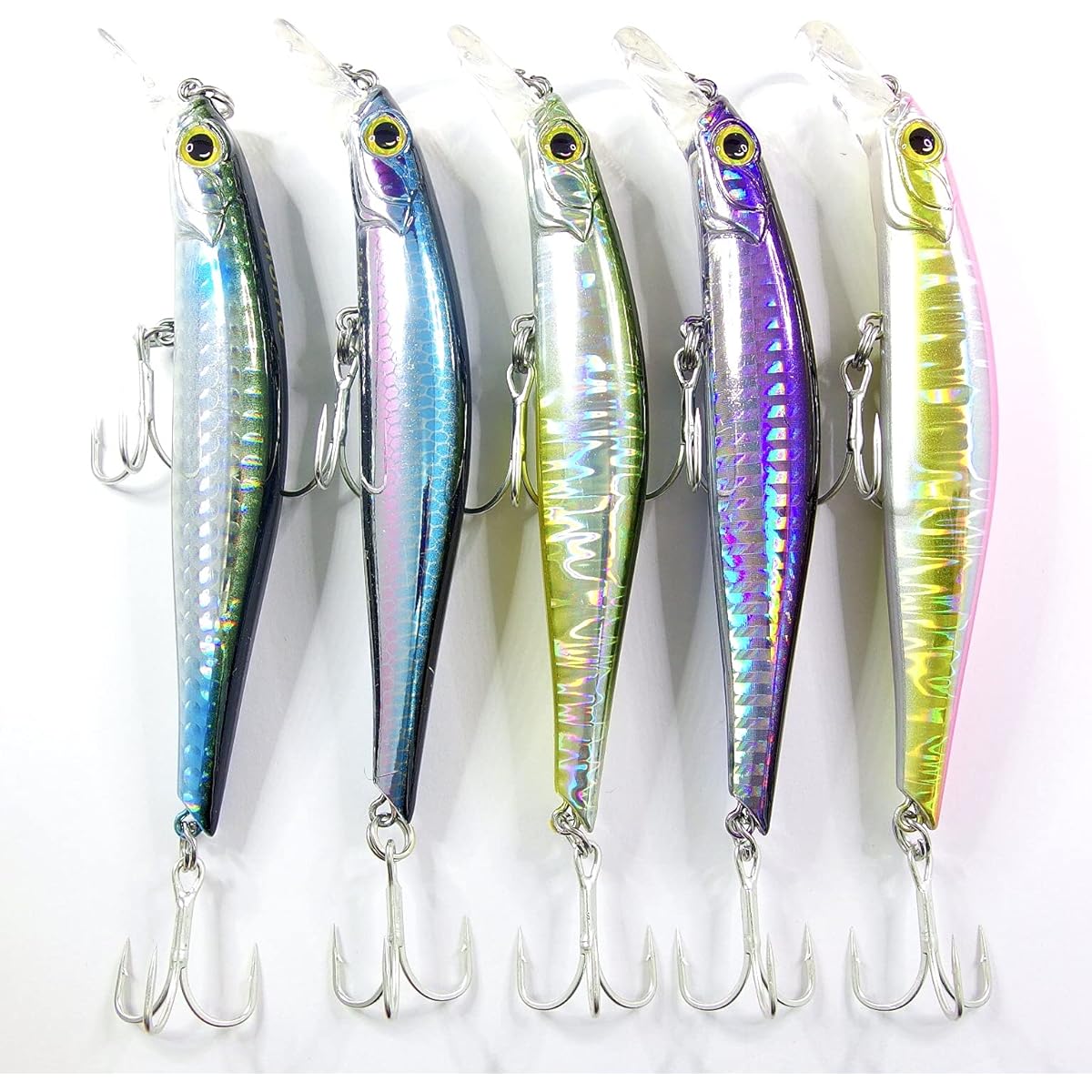 [Momo Lure] Momo Lure Swimmer 105 18g Sinking Minnow Seabass Lure Small Blue Fish Assorted Set
