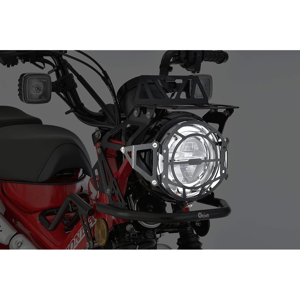 Gcraft Headlight Guard CT125 Hunter Cub (JA55) Steel Black 32602