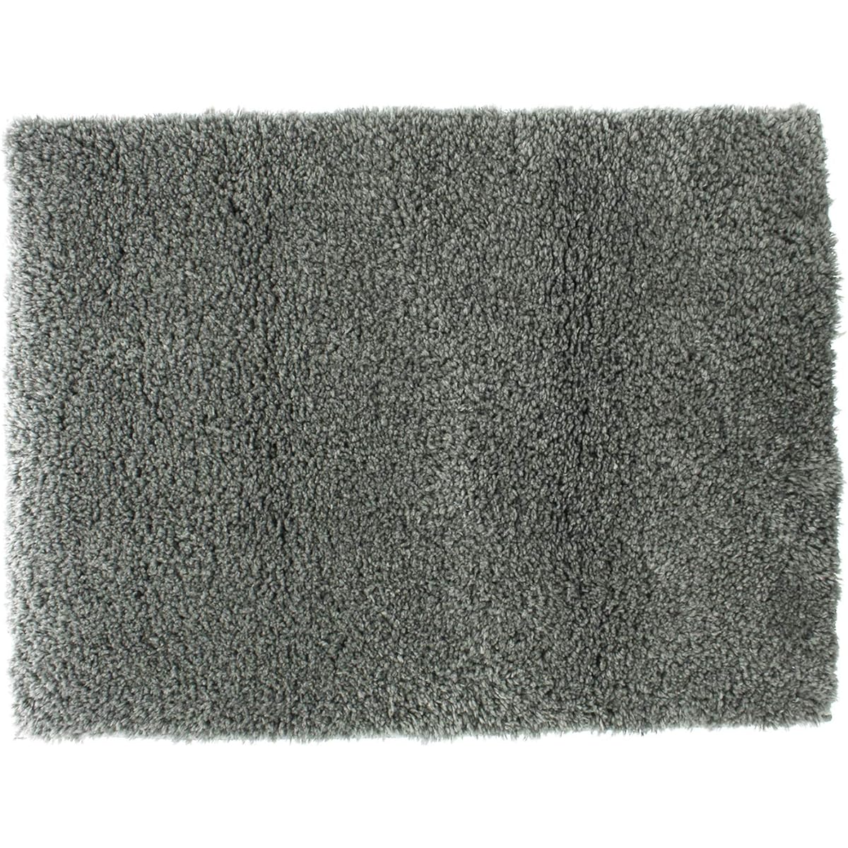 Hashizume Shoten Bathroom Foot Wiping Mat, Gray, Approx. 60cm x 90cm Cozy Up Bath Mat